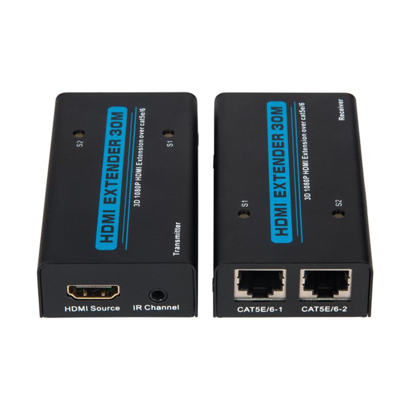 V1.3 HDMI Extender 30m over Dual cat5e \/ 6 케이블 지원 Full HD 1080P