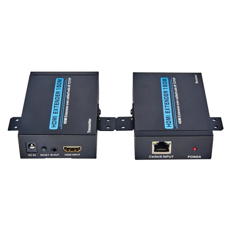 단일 cat5e \/ 6 케이블을 통한 V1.3 HDMI Extender 150m Full HD 1080P 지원