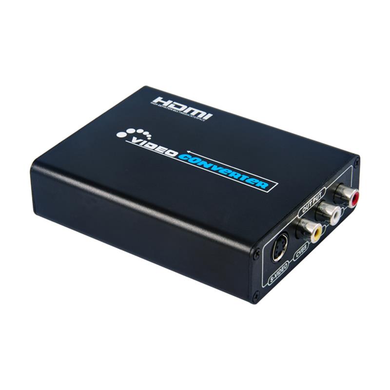 HDMI TO CVBS \/ AV + S- 비디오 컨버터 자동 스케일러