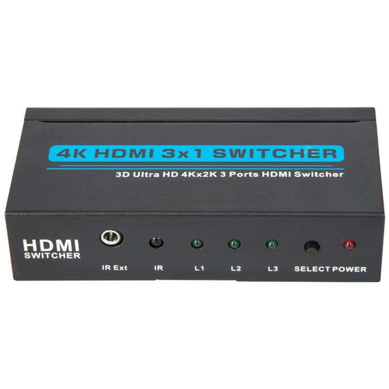 V1.4 4K/30Hz HDMI 3x1 전환기 지원 3D 초고청4K*2K/30Hz