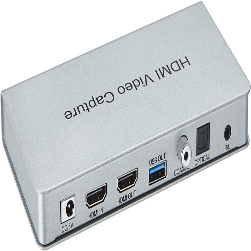 HDMI 루프 아웃, 동축, 광학 오디오를 지원하는 USB 3.0 HDMI 비디오 캡처